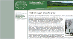 Desktop Screenshot of mcdonoughny.com