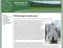 Tablet Screenshot of mcdonoughny.com